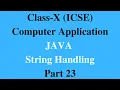 JAVA String Handling Part 23 Alphabetic Pattern