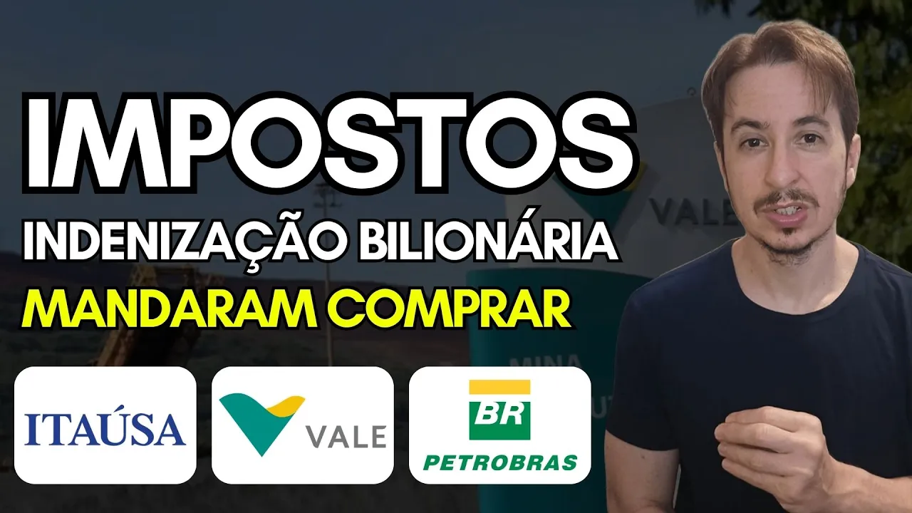 Nínguém viu isso? Itausa (itsa4), Vale (vale3) e Petrobras (petr4) Indenizações e Mandaram Comprar