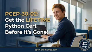 PCEP-30-02 Exam Guide How to Get the Lifetime Python Certification 2026