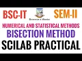 BISECTION METHOD IN SCILAB