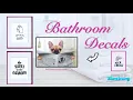 Bloxburg Bathroom decals how to paste decals