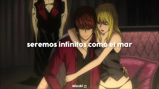 María Becerra - INFINITOS COMO EL MAR (Letra)「AMV」Death note | Misa Amane x Light Yagami