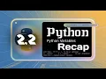 2 2 Recap Python Variables - Key Concepts Best Practices Playlist Overview PL NP