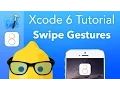 XCode 6 Tutorial Swipe Gestures - IOS 8 Geeky Lemon Development