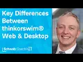 thinkorswim Web or thinkorswim Desktop Which Is Right For Me Kevin Horner 8-9-24