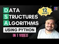 Data Structures and Algorithms using Python Mega DSA in Python in 1