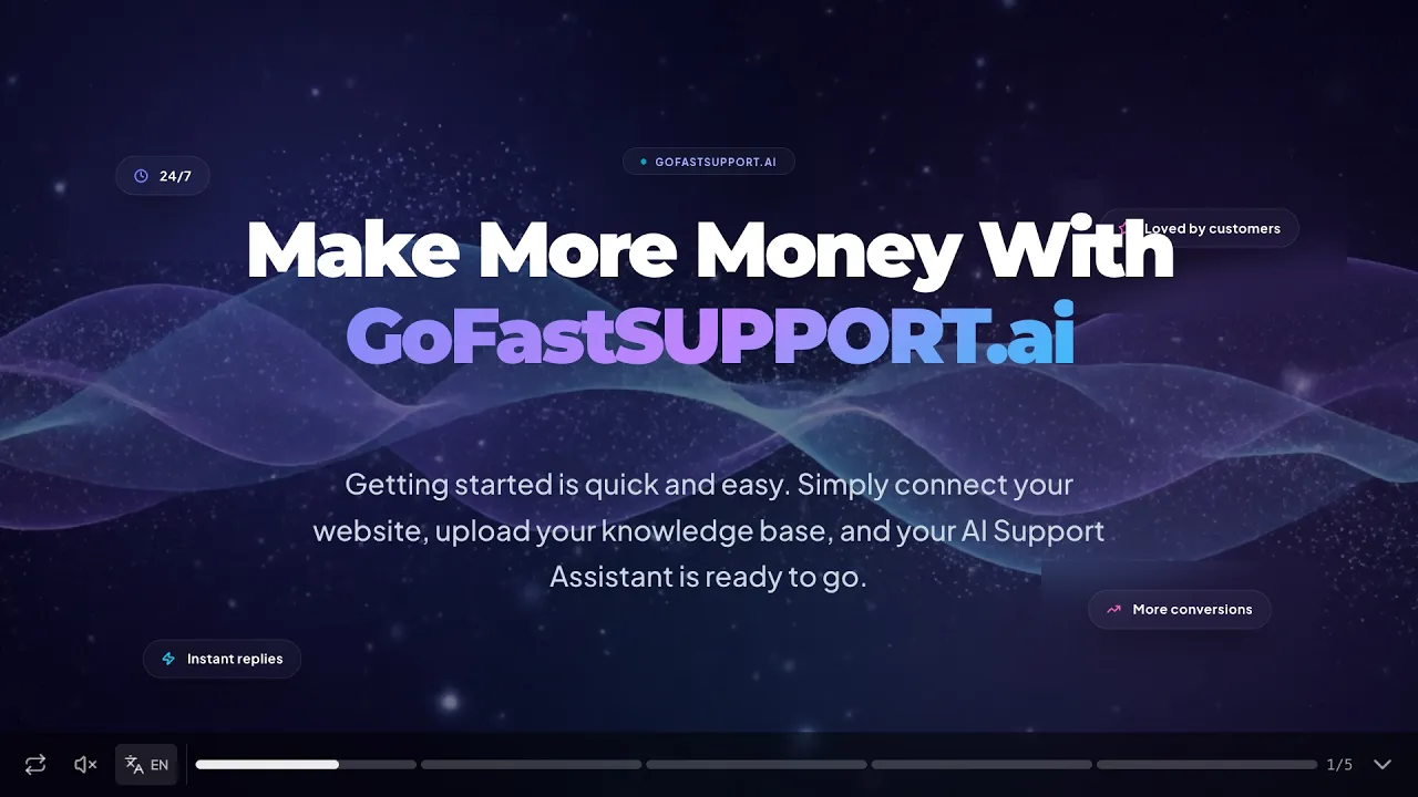 AI customer support chatbot demo