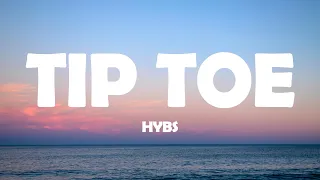 hybs tip toe speed up lyrics 