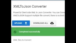 XML to JSON conversion How to Bulk convert XML to Json