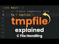 C File Handling Tutorial tmpfile Function Explained Create Use Temporary Files in C