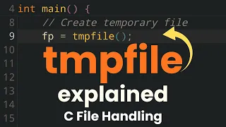C File Handling Tutorial tmpfile Function Explained Create Use Temporary Files in C