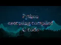 Python - Executing compiled C code