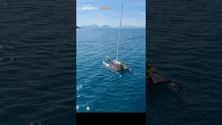 How to Recover the HOVERAir AQUA While Catamaran Sailing