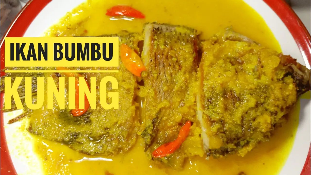 Resep ikan gurame Kuah kuning || bikin nagih. 