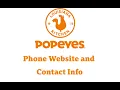 Popeyes UK - Phone Website and Contact Info