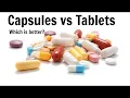 What is difference between tablet and capsule