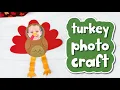 Turkey Photo Craft For Kids