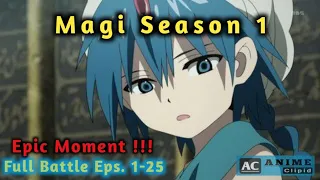 magi the labyrinth of magic season 1 ep 1 25 full battle sub indo 
