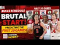 Bulls Schedule Is BRUTAL Predicting the First 20 Games Bulls On Tap LIVE