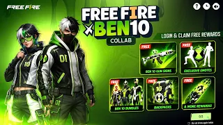 Free Fire Ben 10 Collab ALL Rewards Bundles Emotes Revealed