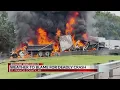 One dead in fiery I-40 Arkansas crash