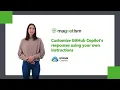 Customize GitHub Copilot s responses using your own instructions