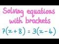 1MM - Solving equations with brackets