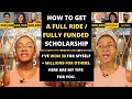 Download Lagu FULL RIDE / FULLY FUNDED Scholarship | for undergraduate \u0026 graduate school - Tips from a 30x winner