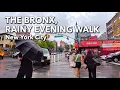The Bronx NYC Rainy Walk 149th St 3rd Ave to Bus Ride 4K POV Walking Tour