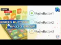 How to Create Radio Button and Radio Group in android studio