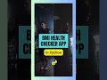 BMI Calculator Health Checker App in Python