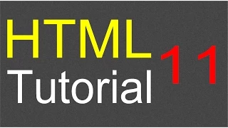 HTML Tutorial for Beginners - 11