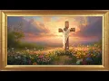 Christian Easter Cross Screensaver in 4K Peaceful Prayer Worship Background