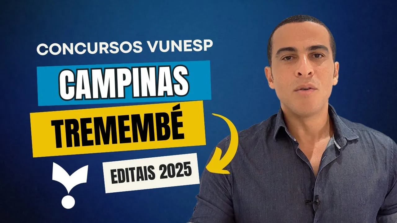 CONCURSOS VUNESP 2025 - CAMPINAS E TREMEMBÉ - QUESTÕES RESOLVIDAS DE PORTUGUÊS