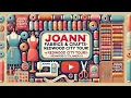 USA Shopping Vlog JOANN Fabrics Crafts Redwood City Store Tour AmruthaHangouts