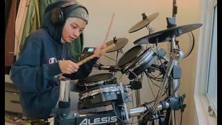Download Leave The Door Open - Bruno Mars, Anderson .Paak, Silk Sonic (Drum cover) Nurin Nadhira MP3