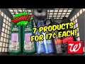 WALGREENS DEALS - 7 ITEMS FOR JUST 14 EACH