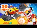 PAW Patrol Super Hero Rescues w Blaze and the Monster Machines 30 Minute Compilation Nick Jr