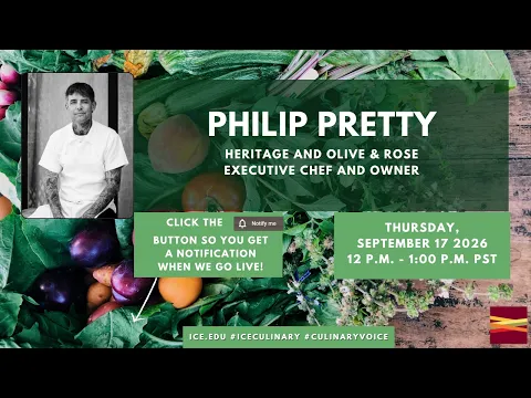 The Institute Presents Chef Phillip Pretty
