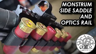 Monstrum Tactical Side Saddle and Rail Adding Capacity and Optics to My Shotgun