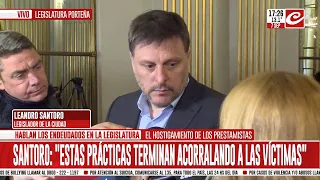 Leandro Santoro: "Hay que prohibir los acosos por endeudamiento"