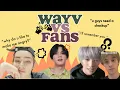 wayv (especially xiaojun) vs. fans