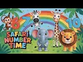 Download Lagu Numbers Song Safari Adventure 🔢🦓 | Count 1 to 10 with Jungle Animals | Fun Kids Learning Song