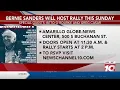Bernie Sanders coming to Amarillo Globe-News Center Sunday