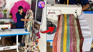 Don't Throw Waste Saree Borders! She Made Designer Shopping Bags From Old Laces