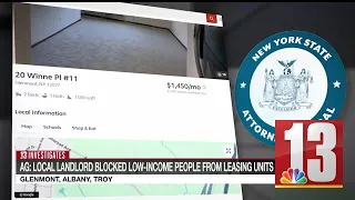Attorney general says landlord blocked low-income people from leasing units