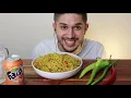 ASMR INDIAN MAGGI MASALA NOODLES + CHILLI PEPPERS | MUKBANG *REAL EATING SOUNDS*