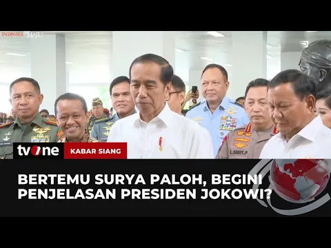 Penjelasan Jokowi soal Pertemuan Dirinya dengan Surya Paloh