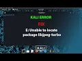 UBUNTU FIX E Unable to locate package libjpeg-turbo