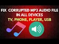 Mp3-muziek speelt niet af! Hoe repareer je een beschadigd audiobestand dat niet op alle apparaten...